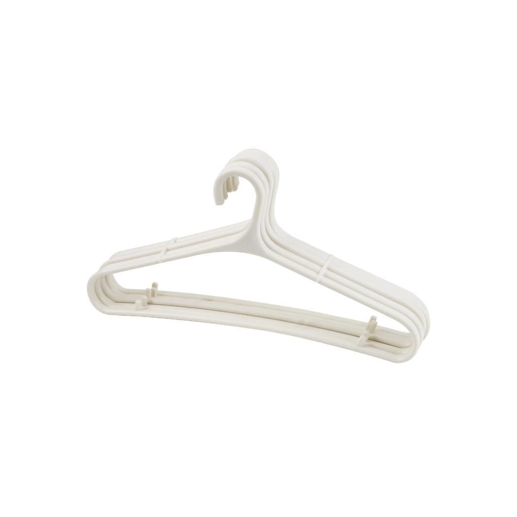 HOME Thickened Clothes Hangers, 5 Pack - Beige