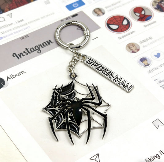Marvel Spider-Man Collection Spider Web Metal Keychain