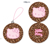 Hello Kitty Spicy Honey Collection Round Double-Sided Folding Mirror