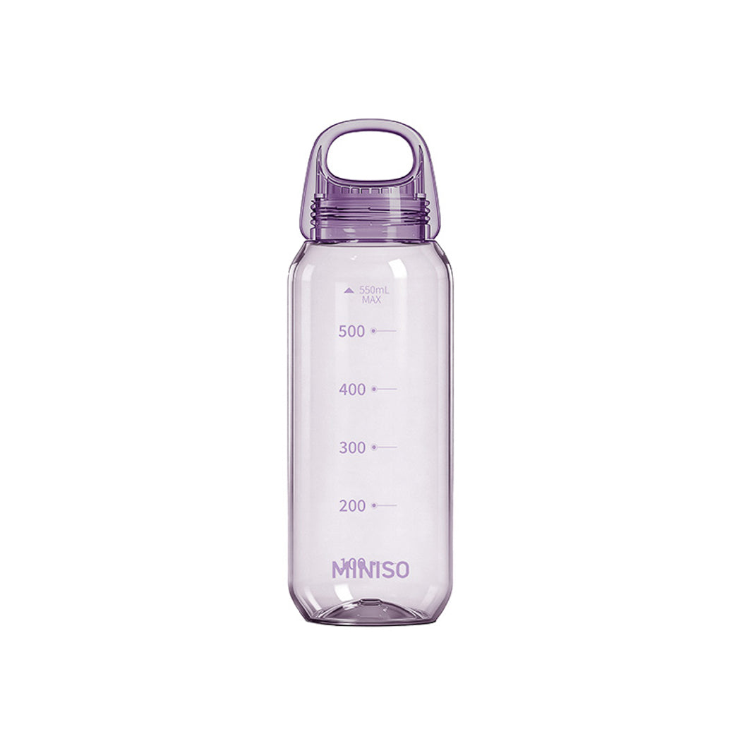 Clean-Tone Series Plastic Bottle with Handle 550mL(Purple)