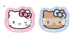 Hello Kitty Spicy Honey Collection Foundation Puff Set (2 pcs)