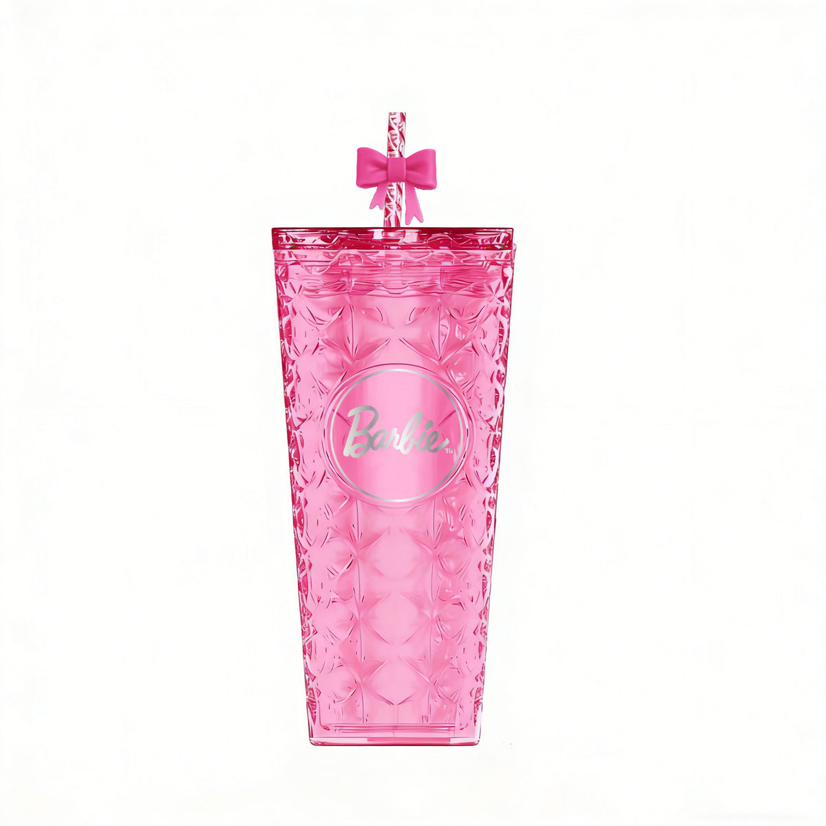 Barbie Collection Plastic Bottle with Straw 750mL(Pink)