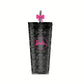 Barbie Collection Plastic Bottle with Straw 750mL(Black)