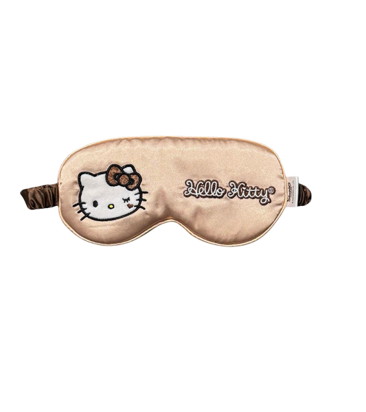 Hello Kitty Spicy Honey Collection Sleep Mask (Brown)