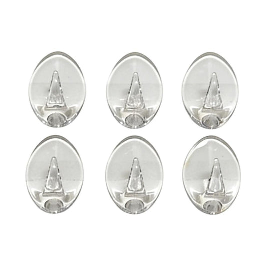 Transparent Series Small Hooks (6 pcs)