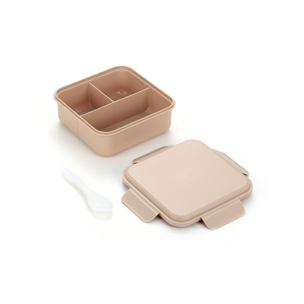 Milk Coffee Series 2.0 Lunch Box with Four-Side Buckle 1200mL(Apricot)