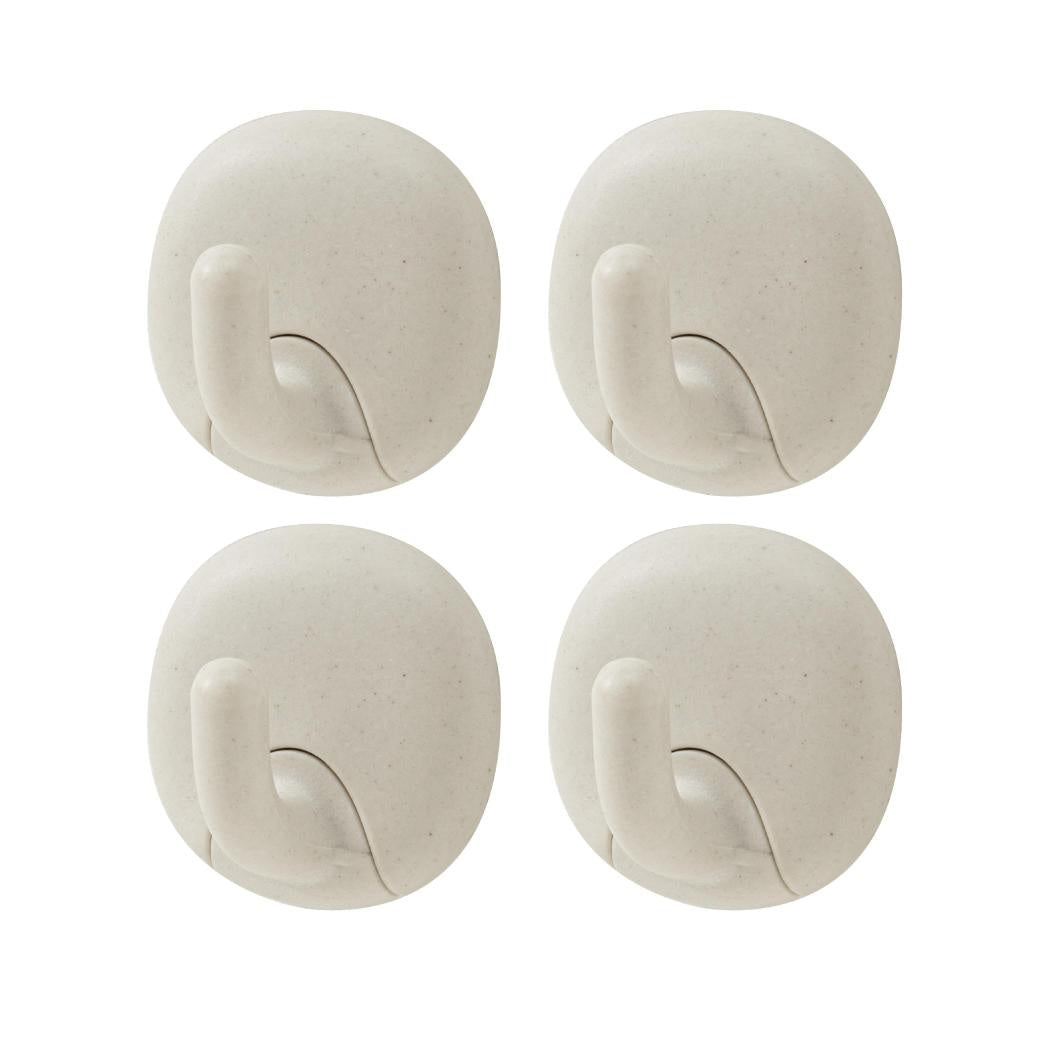 HOME Adhesive Hooks, 4 Pack