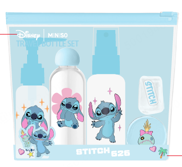 Disney Stitch Sweet Galaxy Collection Travel Set (5 pcs)