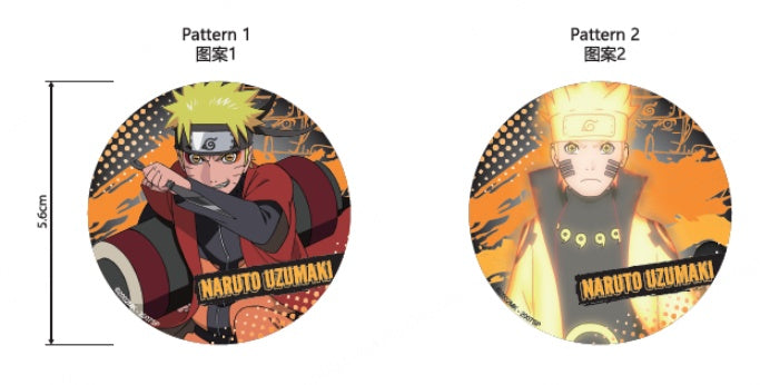 Naruto Shippuden Lenticular Badge - Naruto Uzumaki