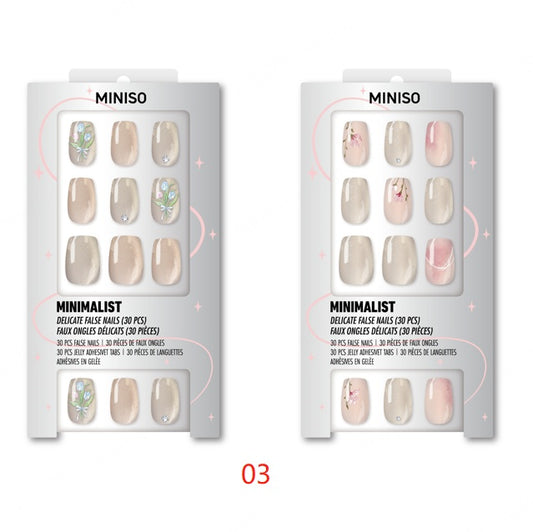 Press-On Nails with Jelly Tabs No. 03 (Random Design)