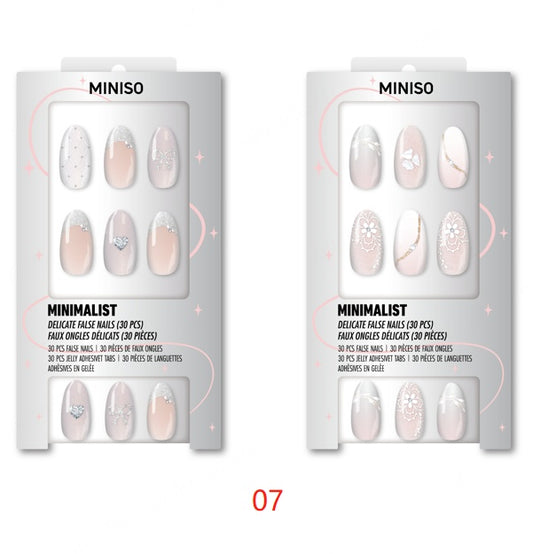Press-On Nails with Jelly Tabs No. 07 (Random Design)