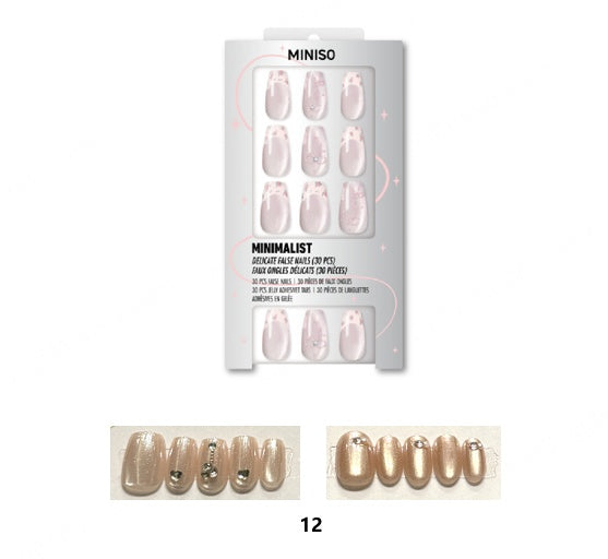 Press-On Nails with Jelly Tabs No. 12 (Random Design)
