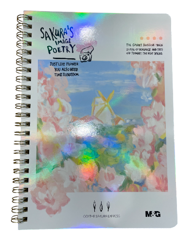 IDN APNDC0100401 MG Sakura Time A5 60sheetsSpiral Book Inner page: Line