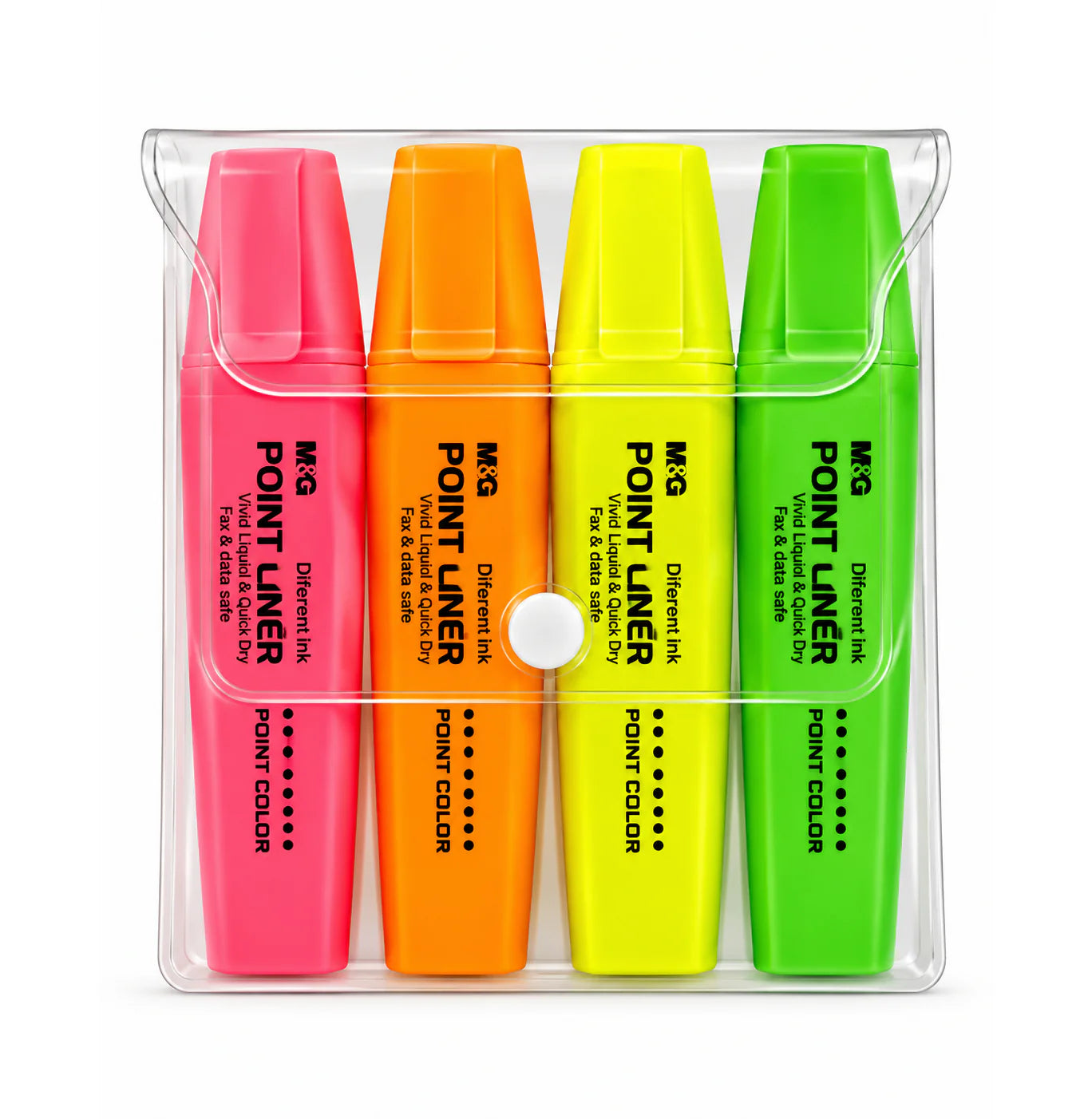 M&G Regular Highlighter Set 4 Pens AHM21576 KG-432