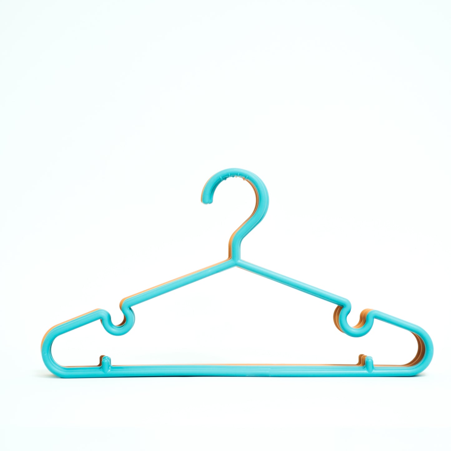 Colored plastic hanger 5-pack