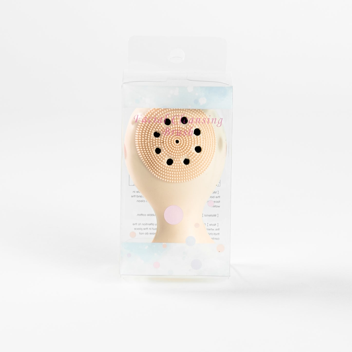 Fish tail facial brush