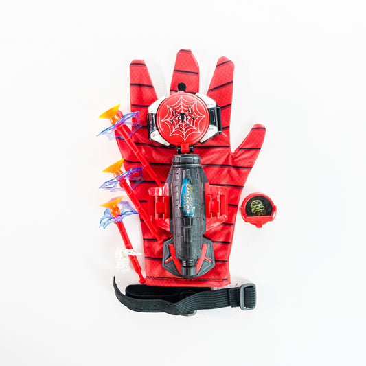 toy spiderman hand