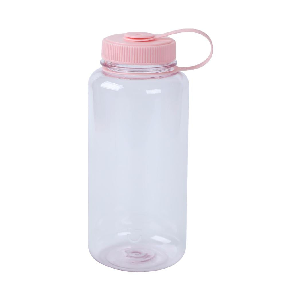 Light & Enjoy Series Large Capacity Plastic Bottle with Handle 1150mL(Pink)