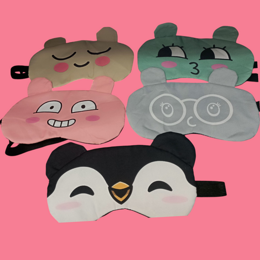 Cartoon ice bag eye mask with small ears