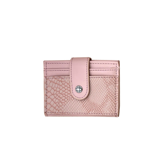 Fashion crocdile card holder -pink