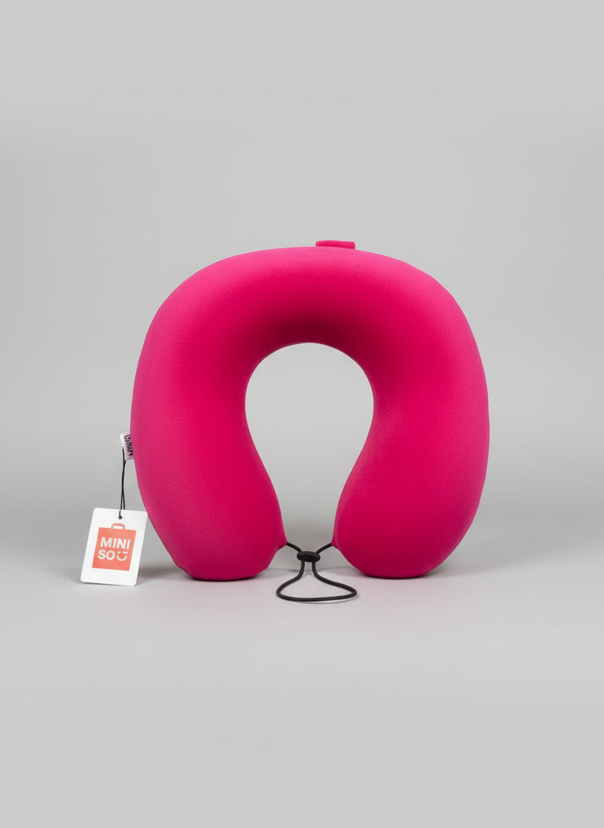 EH U Pillow fuchsia " O circle Shape"