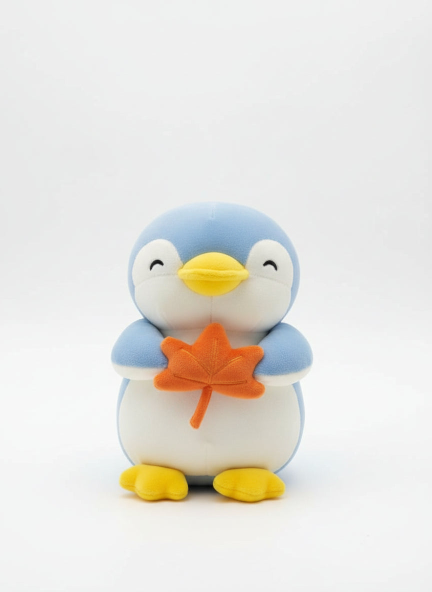 City Pen Explores The World Series 8in. Maple Leaf Penguin Plush Toy