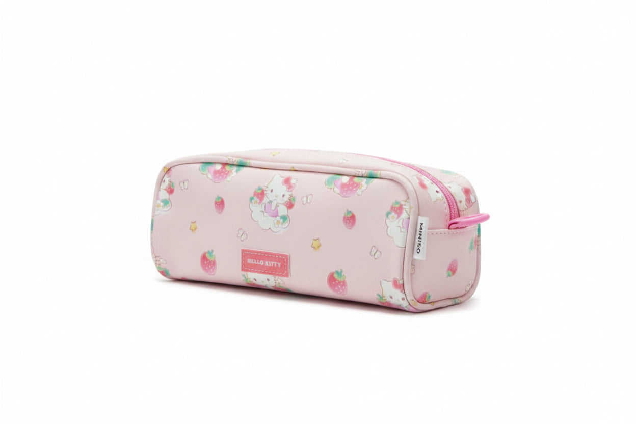 Hello Kitty Strawberry Season Collection Big-Zipper Stationery Case