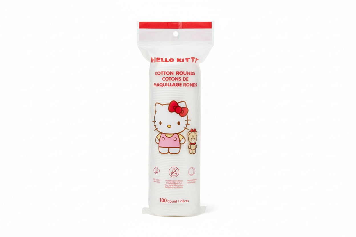 Hello Kitty Cotton Rounds (100 Count)