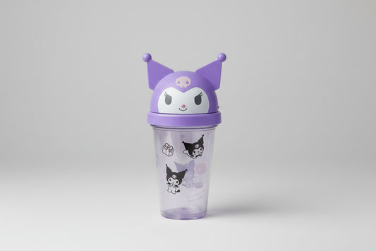 Hello Kitty and Friends Plastic Bottle with Straw 320mL