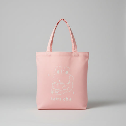 Animal Series Vertical Shopping Bag(Pink)