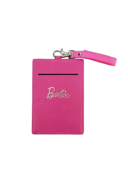 Barbie Collection Card Holder with Lanyard(Rose Red)