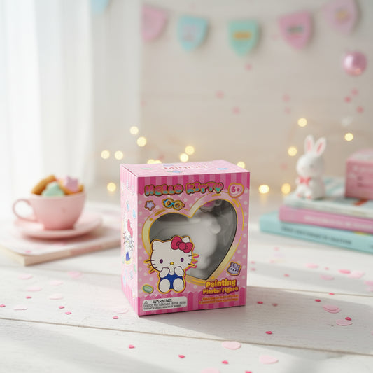 Hello Kitty Sweet Factory Collection Coloring Plaster Figure