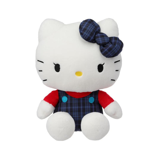Hello Kitty Color Changing Collection 10in. Sitting-posture Plush Toy(JK Blue Check)
