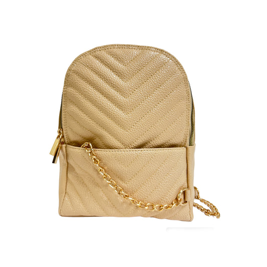 Chain bagback -beige