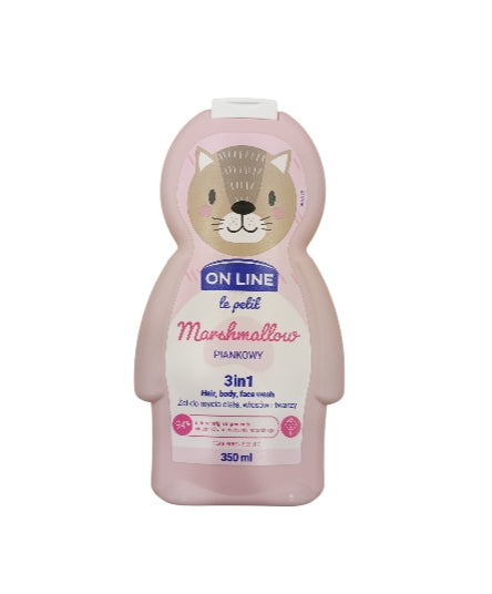 rm Childrens body, hair and face washing solution with the scent of Marshmallow 350