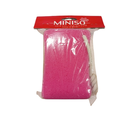 miniso shower time loofah