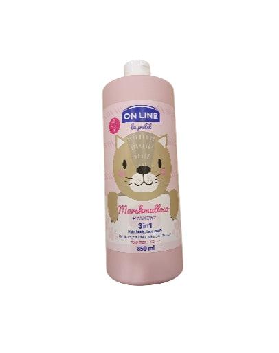 rm Marshmallow scented baby body, hair and face wash gel 850 ml