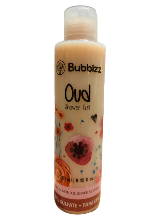 bubblz Oud Shower Gel 250 M.L