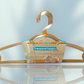 Crystal Plastic cloths hanger 5 pcs
