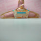 Crystal Plastic cloths hanger 5 pcs