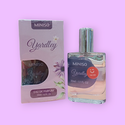 Eau de perfume MINISO,Parlor,Aura,Lollia, Yardley 30ml