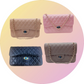Hand bag-pink,Bieage, Brown-8986 S 17*18*8