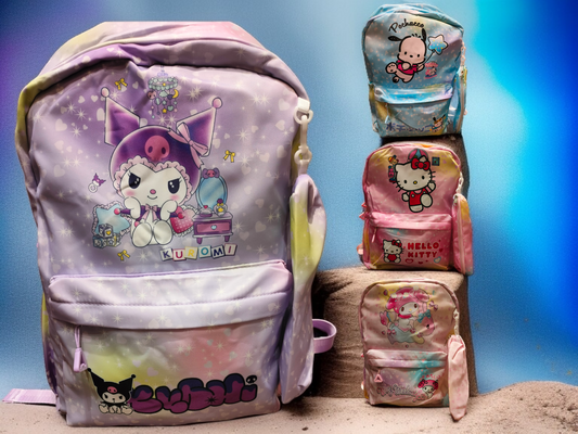 Backpack, kitty, kuromi, MyMelody, pochacco 🎒