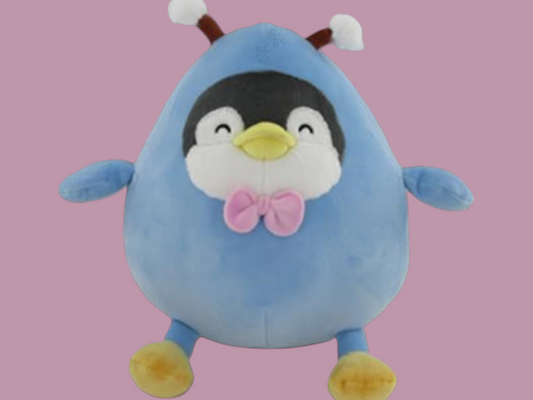 Mini Family Series 10in. Costume Round Mini Pen Plush Toy (Blue Butterfly)
