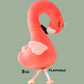 Flamingo plush toy -Small 🦩 50cm,Big 🦩 80cm