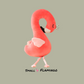 Flamingo plush toy -Small 🦩 50cm,Big 🦩 80cm