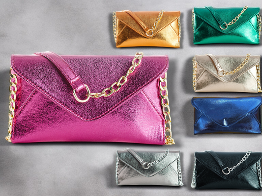 Summer funky bag -Pink,Gold Green, Orange, Dark Blue,Black