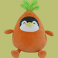 Mini Family Series 10in. Costume Round Mini Pen Plush Toy(Carrot)