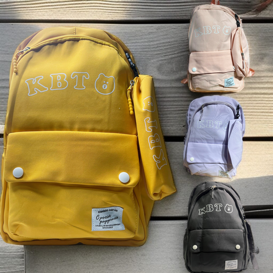 Backpack KBT-Pink,Blue, Yallow, Black 0804