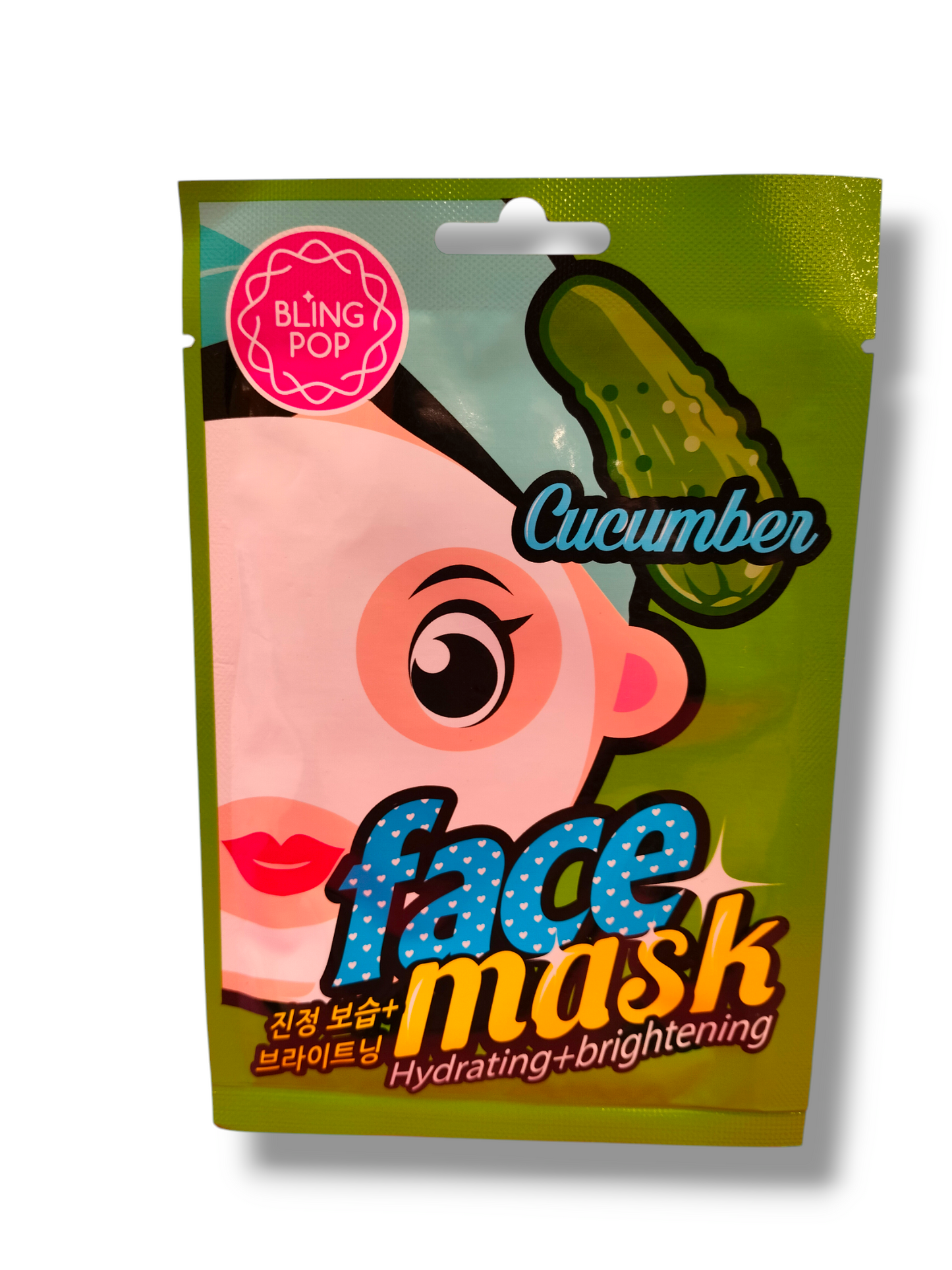 Bling PoP lemon,Avocado ,Cucumber ,Aloe ,Pumpkin ,Peach face mask